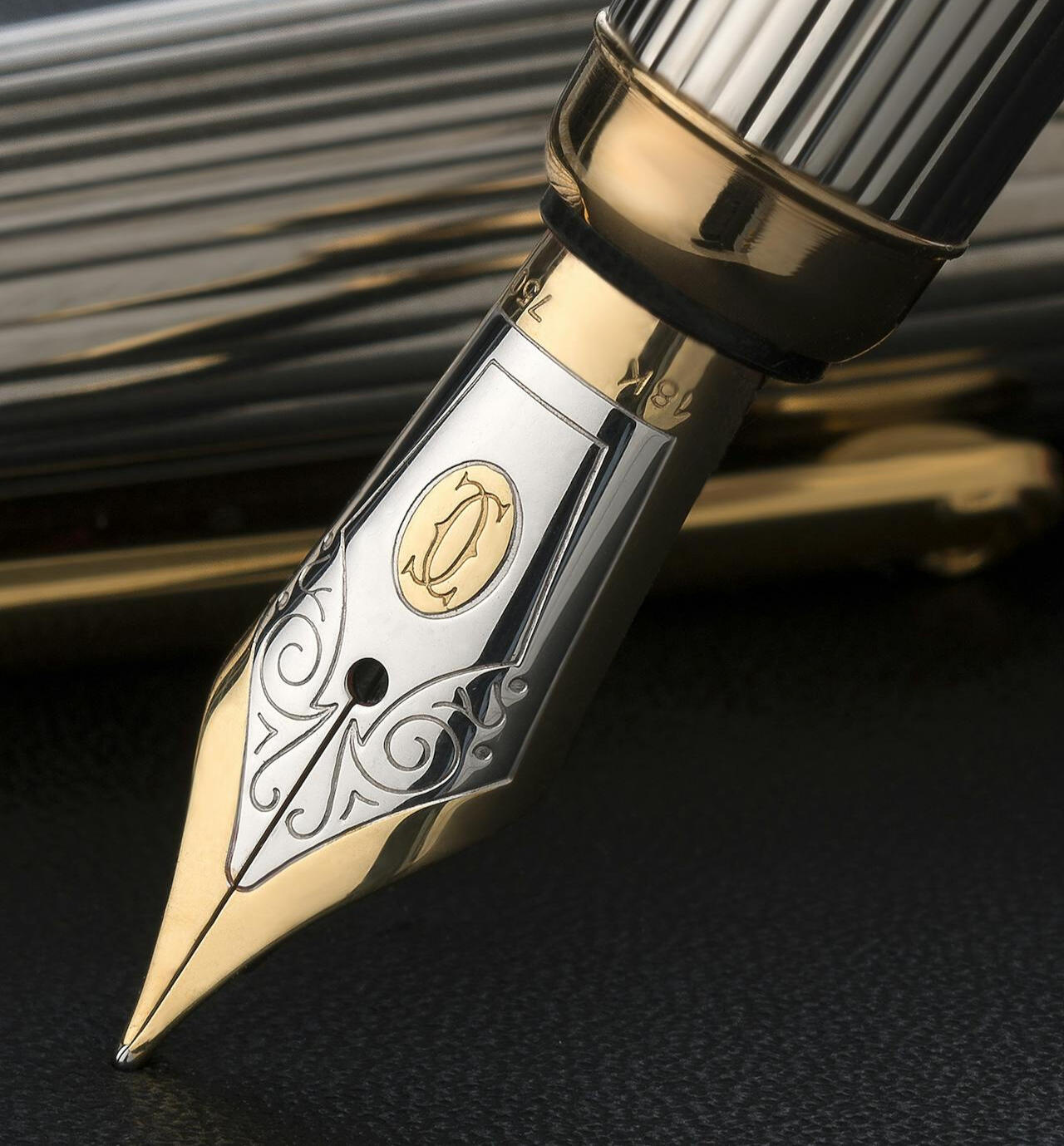 Cartier luxury pen signing a real estate contract
